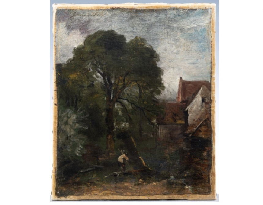 O pictură pierdută a lui John Constable, redescoperită pe peretele unei case din Guernsey