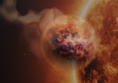 Planeta pe care plouă cu nisip, dezvăluită de telescopul NASA