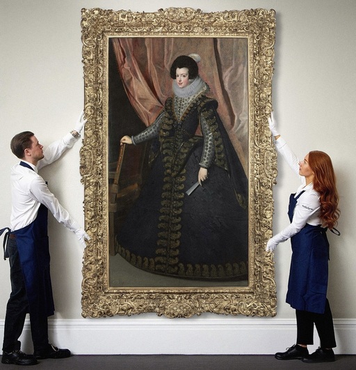 Un portret al reginei Isabela de Bourbon, de Velázquez, estimat la 35 de milioane de dolari