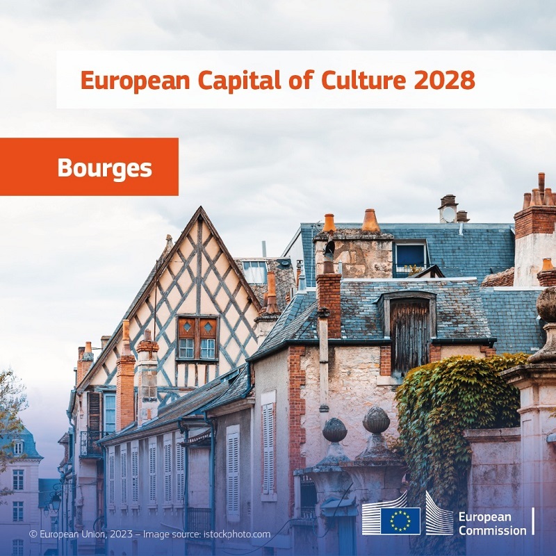 Oraşul francez Bourges a fost desemnat Capitală Europeană a Culturii în 2028
