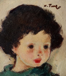 „Cap de copil (Nineta Gusti)” de Nicolae Tonitza, cel mai mare preţ în Licitaţia de Iarnă - FOTO