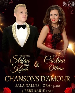 Chansons D'Amour - concert de duete de dragoste, în premieră la Sala Dalles