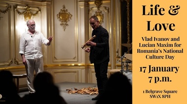 "Life & Love", un spectacol de Vlad Ivanov şi Lucian Maxim, la Londra