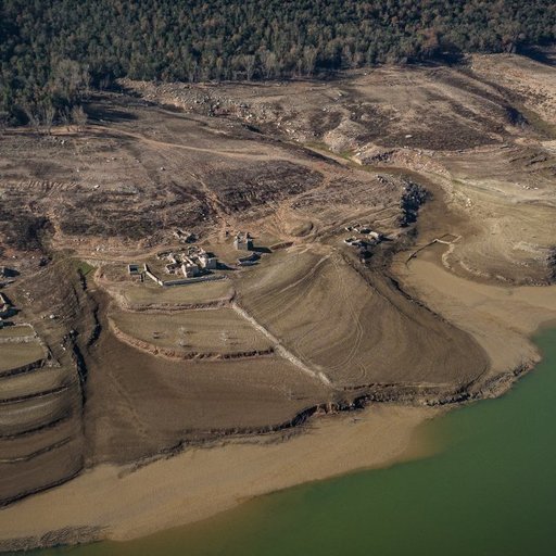 Ruinele unui sat antic din Spania au reapărut la suprafaţă din cauza secetei