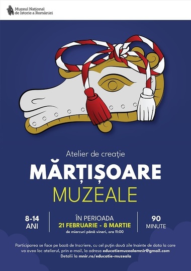 Mărţişoare muzeale - atelier de creaţie şi educaţie muzeală la Muzeul Naţional de Istorie a României