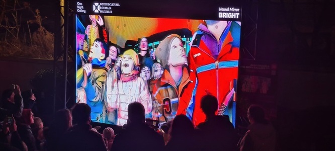 România a participat cu lucrarea „Neural Mirror”, de Alex Cioacă şi One Night Gallery, la Festivalul luminii de la Bruxelles 