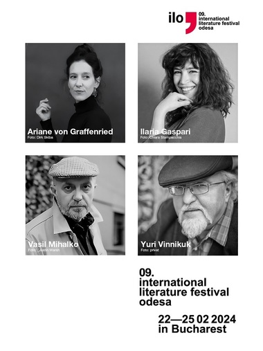 Festivalul International de Literatură de la Odesa, de joi până duminică, la Bucureşti. Lecturi publice susţinute de scriitorii ucraineni Andrei Kurkov sau Iuri Andruhovîci