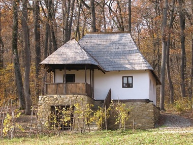 Casa din Vlădeşti, imagine pe bancnota de 10 lei, poate fi admirată în Muzeul Astra din Sibiu - FOTO