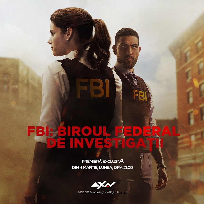 Serialele "FBI" şi "The Rookie Feds" vor fi difuzate din 4 şi 7 martie pe AXN România - VIDEO