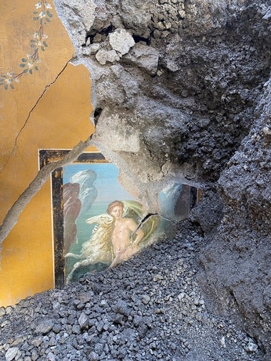 Fresce "valoroase" descoperite în timpul săpăturilor de la Pompei - VIDEO
