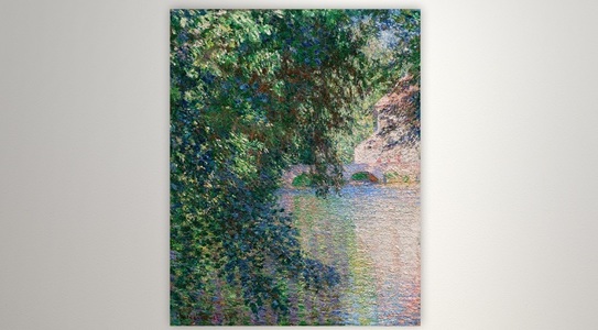 O pictură rară de Monet expusă la Paris, înainte de a fi scoasă la licitaţie în New York