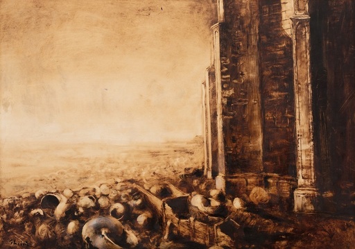 Trei tablouri de Adrian Ghenie, vândute la Artmark pentru 107.000 de euro - FOTO