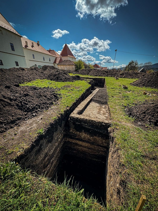 Tun de semnalizare descoperit cu ocazia săpăturilor arheologice de la Cetatea Mikó din Miercurea Ciuc