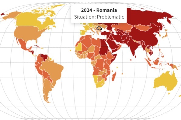 Atacurile asupra libertăţii presei din întreaga lume se intensifică, arată indexul anual al organizaţiei Reporteri fără frontiere. În România, clasată pe locul 49, siguranţa jurnaliştilor rămâne un motiv de îngrijorare 