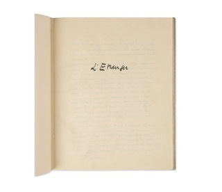 Franţa - Un misterios manuscris al romanului "Străinul" de Albert Camus, în licitaţie