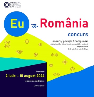 Ediţia a doua a concursului „Eu şi România” invită copiii din comunităţile româneşti de peste hotare să exerseze limba română prin eseuri, poveşti şi compuneri