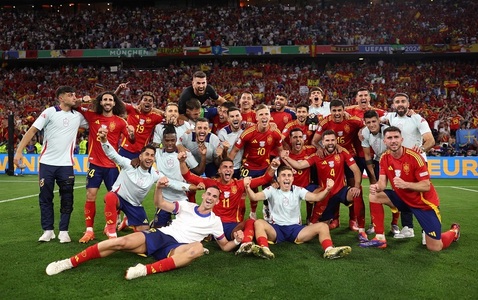 Confruntarea dintre echipele naţionale ale Franţei şi Spaniei în prima semifinală la Euro 2024 a fost lider absolut de audienţă la Pro TV