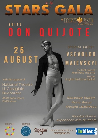 Vsevolod Maievskyi, fost prim-solist al Teatrului Mariinsky şi solist al English National Ballet, va dansa în premieră la Bucureşti