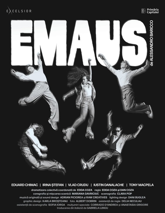 Premiera spectacolului „EMAUS” de Alessandro Baricco, la Teatrul Excelsior