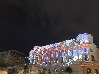 O nouă ediţie Spotlight, între 11 şi 13 octombrie. Instalaţii multimedia şi sesiuni de video mapping pe Calea Victoriei