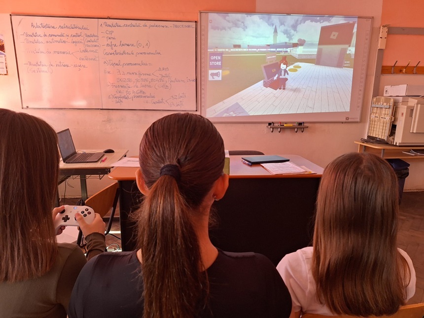 Games in Schools, programul prin care mii de elevi învaţă cu ajutorul jocurilor video, se extinde în mai multe oraşe din România