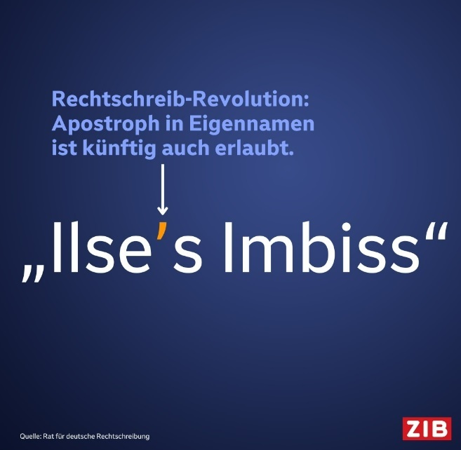 „Apostroful idiotului”, aprobat de Consiliului pentru ortografie germană, a fost criticat de jurnalişti şi pe reţelele de socializare