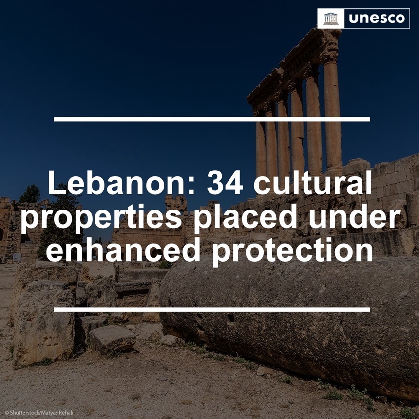 UNESCO a plasat 34 de situri culturale din Liban sub „protecţie consolidată provizorie”