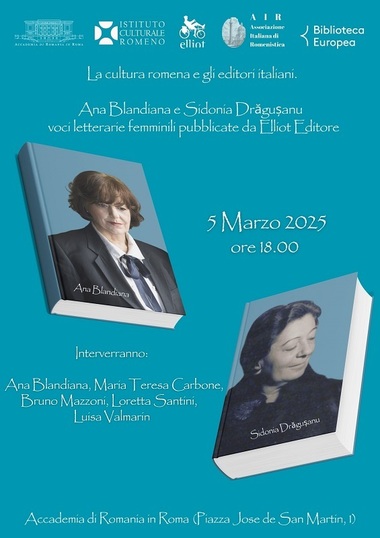 Ana Blandiana se întâlneşte cu publicul, în 5 martie, la Accademia di Romania in Roma