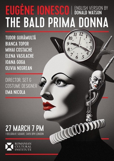 Ziua Mondială a Teatrului - Actori româno-britanici joacă în „Cântăreaţa cheală” de Eugen Ionescu, la Londra