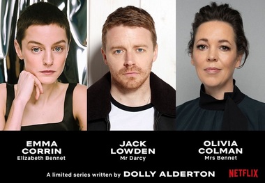 Olivia Colman, Emma Corrin, Jack Lowden, în distribuţia următoarei adaptări a romanului „Mândrie şi prejudecată” la Netflix