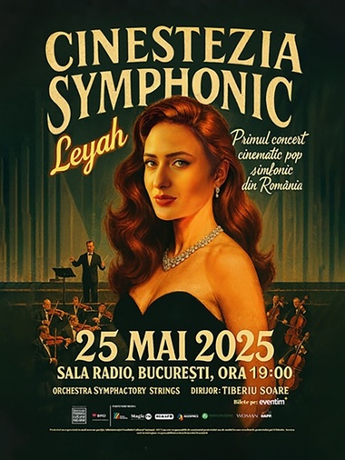 Primul concert cinematic pop simfonic din România, cu 70 de muzicieni, are loc la Sala Radio