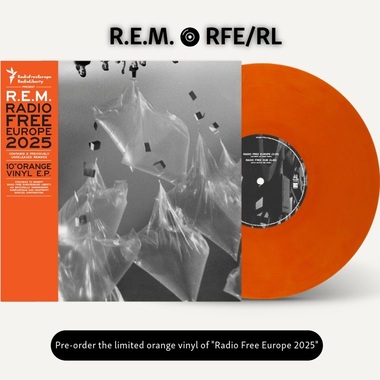 Trupa americană R.E.M. relanseză o melodie în sprijinul Radio Europa Liberă, atacată de administraţia Trump, ediţie pe vinil portocaliu/ VIDEO