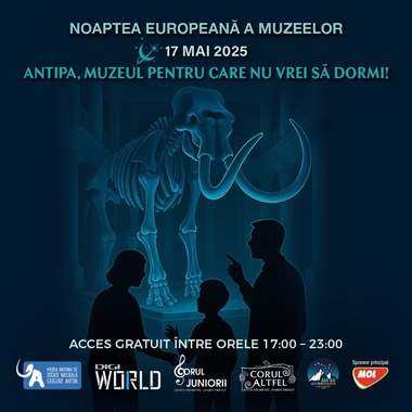 Noaptea Muzeelor 2025 la "Antipa" - Expoziţii temporare, activităţi de colectare a insectelor nocturne şi detectare a liliecilor