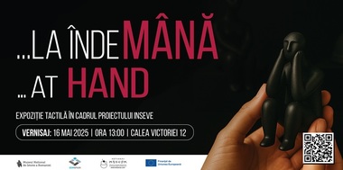 Expoziţie concepută pentru a stimula experienţa vizitatorilor prin intermediul simţului tactil, deschisă la Muzeul Naţional de Istorie a României