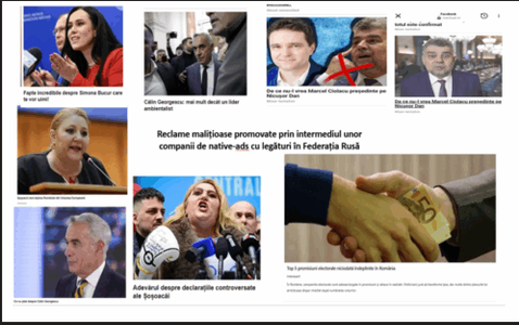 Reţeaua de site-uri clonate, care imită imaginea paginilor oficiale ale unor instituţii publice, televiziuni şi agenţii de presă, a fost reactivată / Ministerul de Interne: Acţiunile de dezinformare, realizate într-o manieră nedisimulată