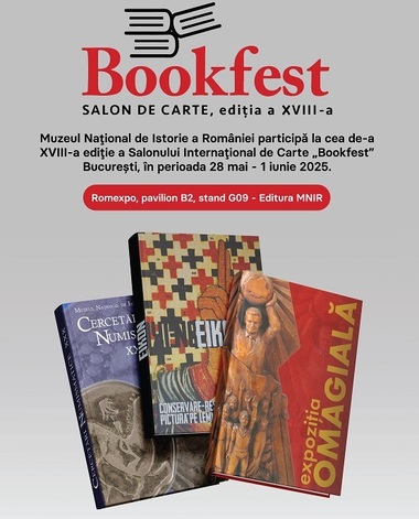 Albume de colecţie şi cataloagele expoziţiilor Muzeului Naţional de Istorie a României, la Bookfest 2025