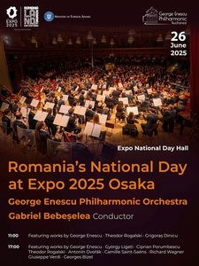 Filarmonica „George Enescu” va susţine mai multe concerte la Expoziţia Mondială de la Osaka