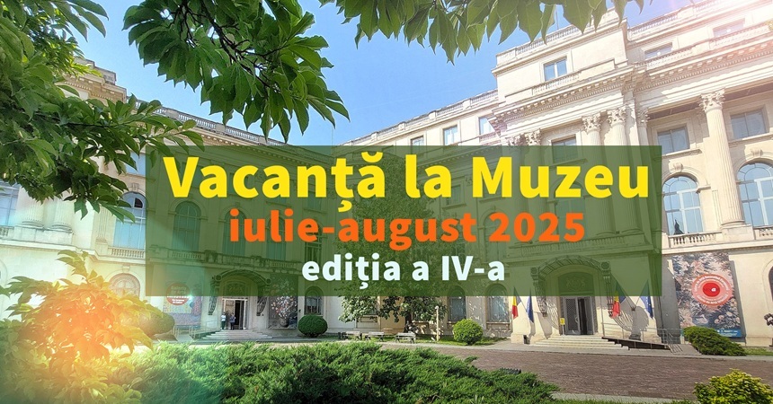 Ateliere de tehnici de lucru în sculptură, căutări de comori, descompunerea culorilor, în vacanţă, la Muzeul Naţional de Artă al României