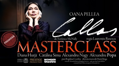 „Callas masterclass”, cu Oana Pellea în rol principal, la Braşov, Constanţa şi Iaşi