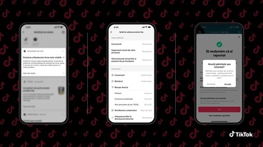 TikTok lansează noi instrumente de siguranţă pentru creatori, control parental şi comunitatea de pe platformă