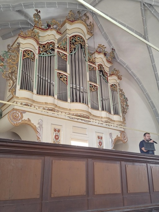 Săptămâna Haferland 2025 - Orga Bisericii Sf. Ştefan din Saschiz veche de la 1786, "regina instrumentelor", a fost restaurată
