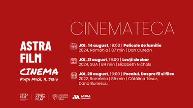 Cinemateca Astra Film se deschide joi cu producţia „Pelicule de familie” 