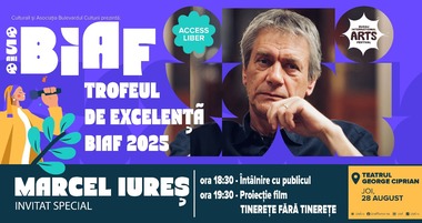 Marcel Iureş, omagiat la Buzău: actorul va primi Trofeul de Excelenţă BIAF
