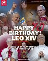 Papa Leon al XIV-lea împlineşte duminică 70 de ani. El a primit un tort de ciocolată de la Chicago - VIDEO