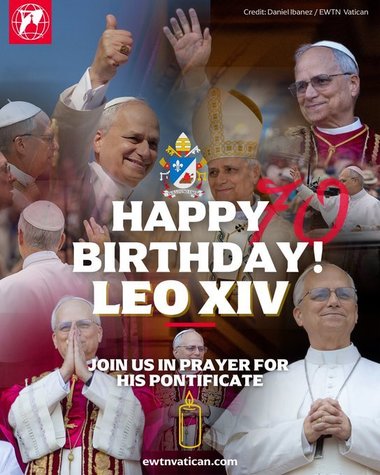 Papa Leon al XIV-lea împlineşte duminică 70 de ani. El a primit un tort de ciocolată de la Chicago - VIDEO