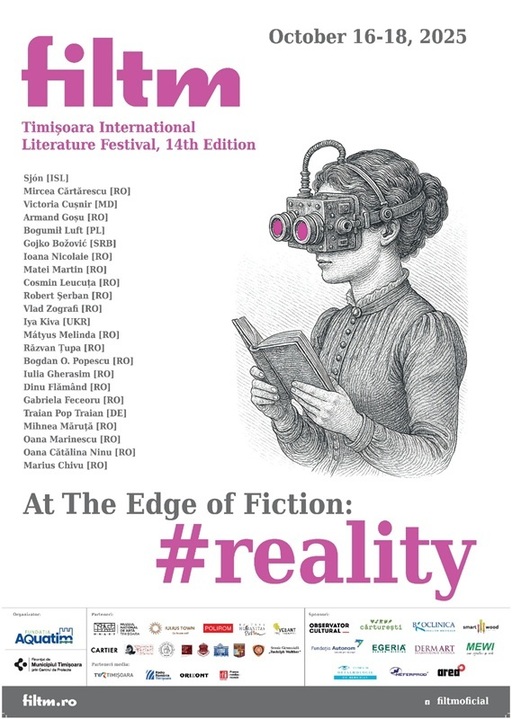 Festivalul Internaţional de Literatură de la Timişoara are loc între 16 şi 18 octombrie. Trei dezbateri pe teme socio-politice, la Muzeul Naţional de Artă. Autorul islandez Sjón în dialog cu Cărtărescu