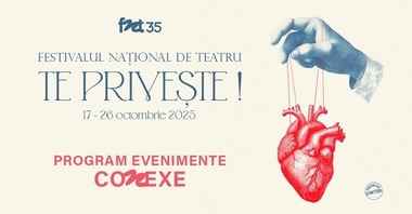 Evenimente conexe în FNT35 - Cinci spectacole-lectură, şapte spectacole de teatru TV, expoziţii, instalaţii media, lansări de carte