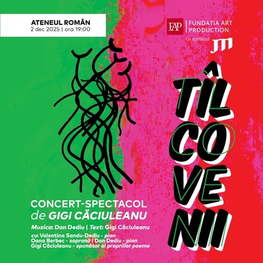 „Tîlcovenii”, un concert-spectacol original semnat de Dan Dediu şi Gigi Căciuleanu, la Ateneul Român