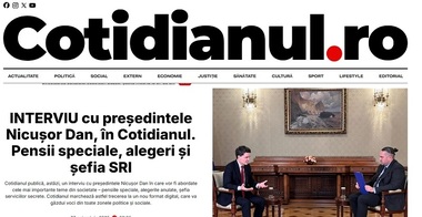 Cotidianul.ro se relansează cu o nouă interfaţă şi nouă echipă editorială