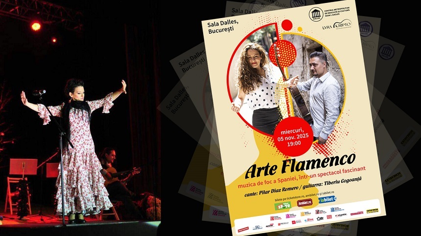 Arte Flamenco la Sala Dalles, pe 5 noiembrie